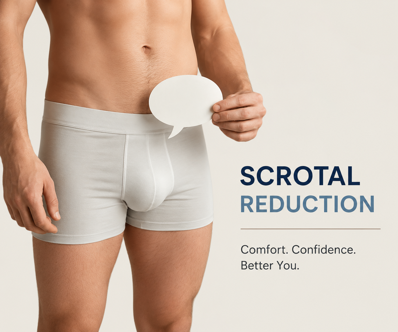Cosmetic Scrotum Reshaping