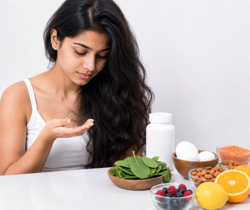 Hair Fall Due to Nutritional Deficiency
