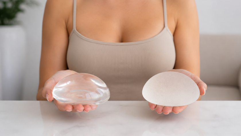 breast implant change after years