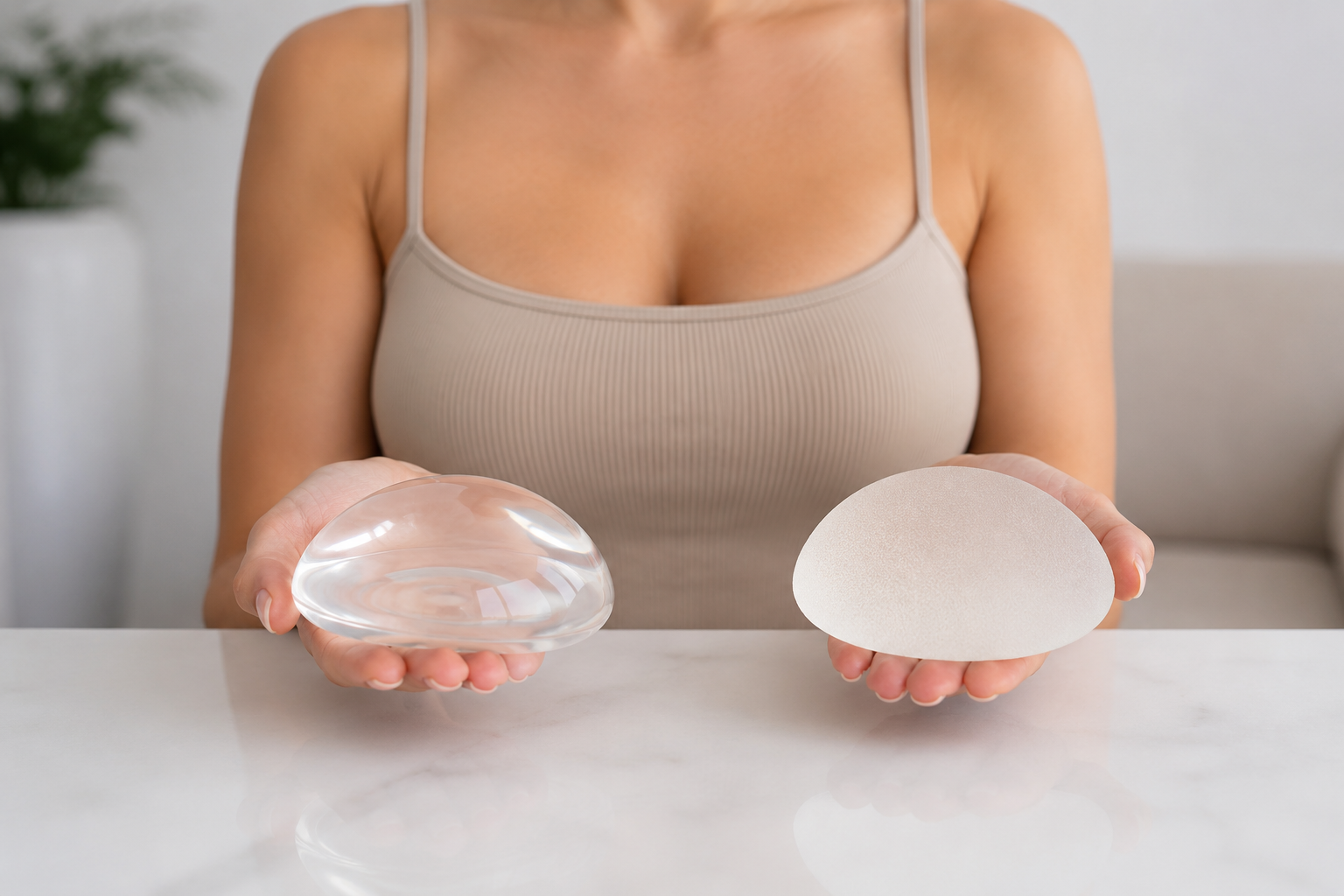 breast implant change after years