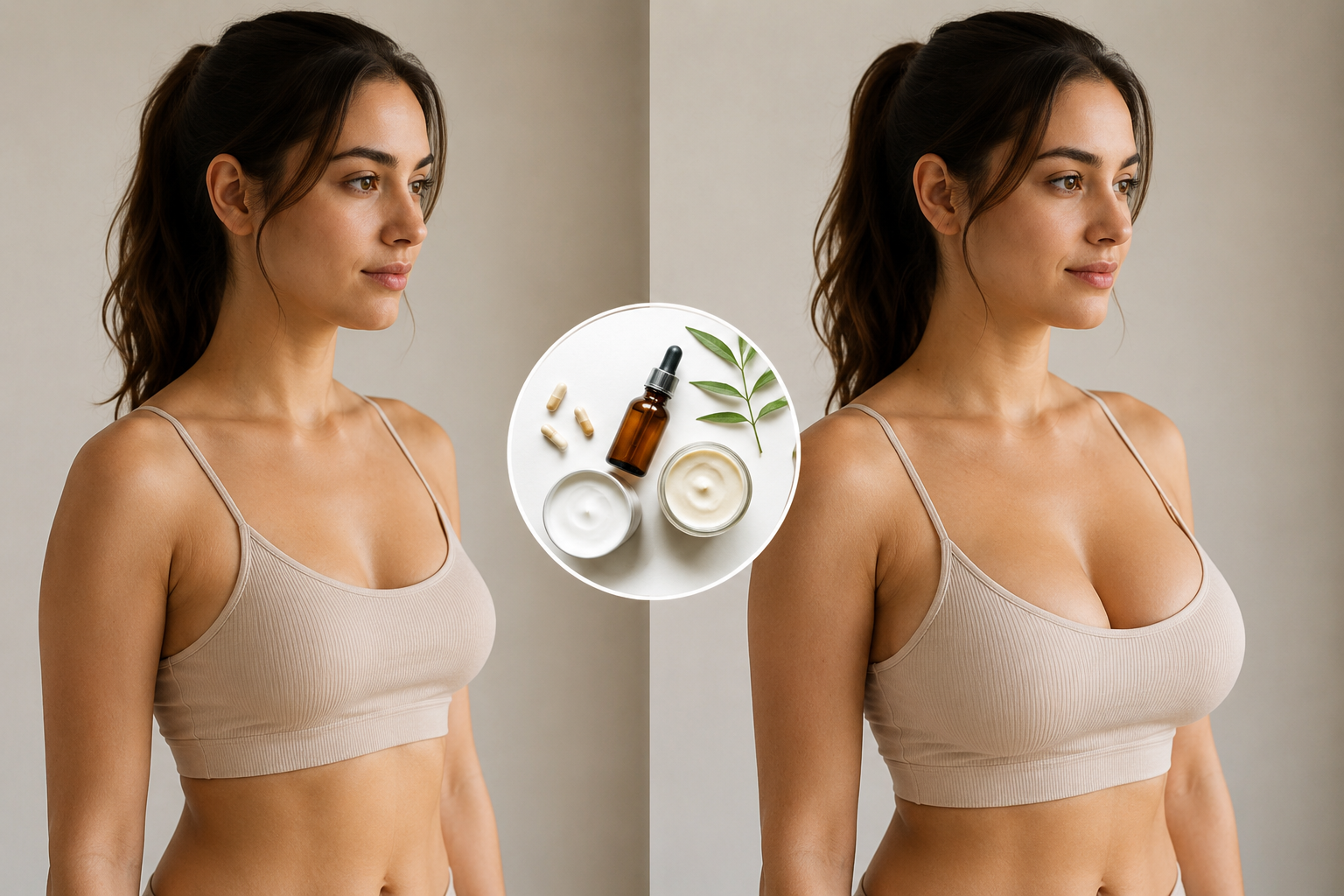 breast size increase without gym