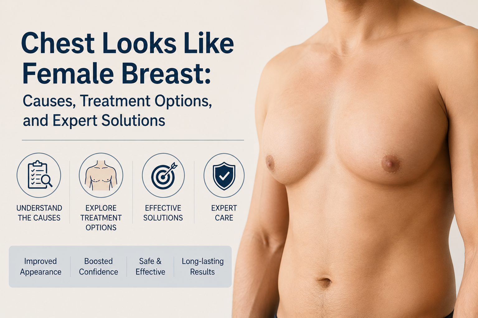 chest looks like female breast