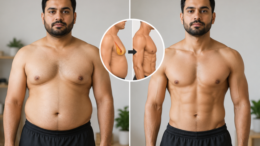 how to fix chest fat male