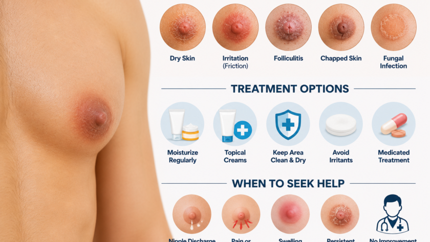 nipple skin problem solution