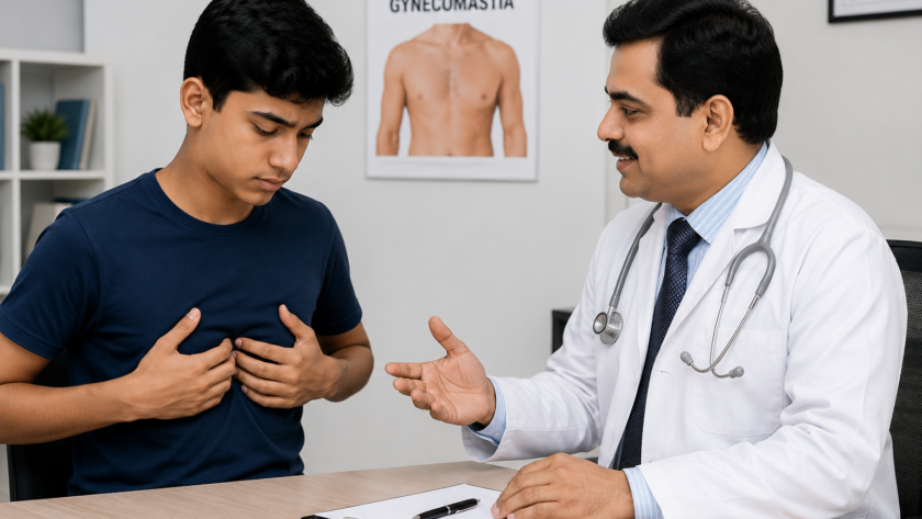 teen chest fat gym or surgery