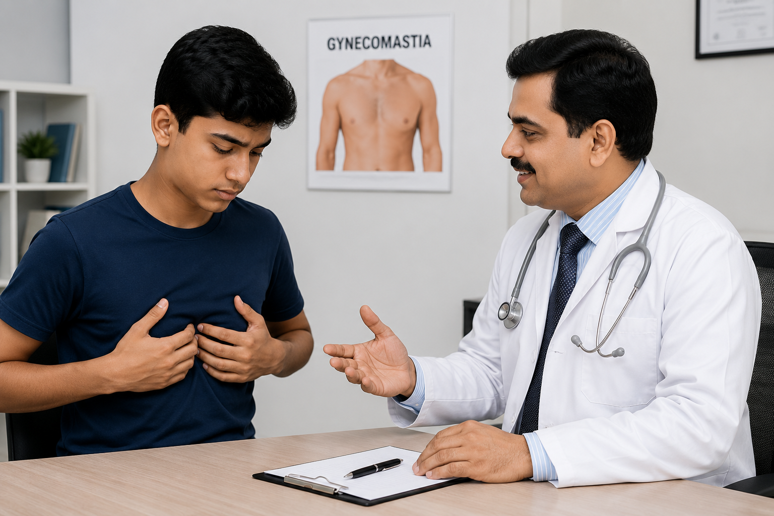 teen chest fat gym or surgery