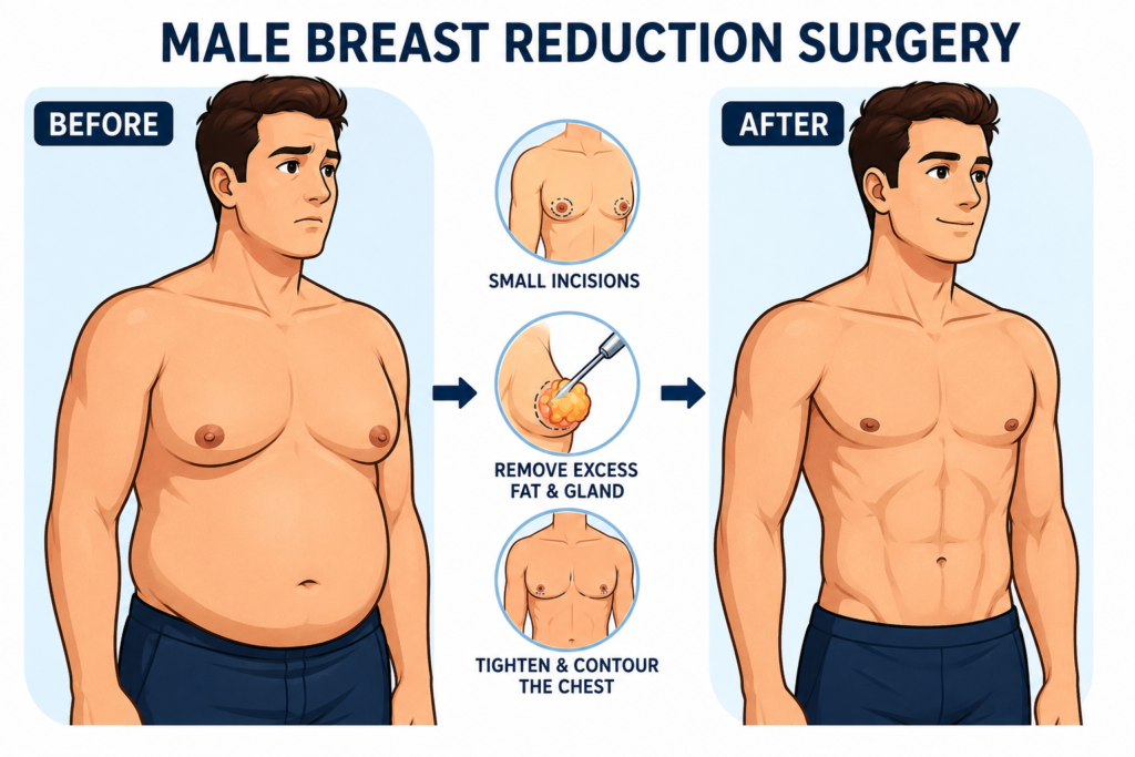 Male Breast Reduction Surgery