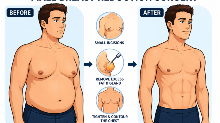 Male Breast Reduction Surgery