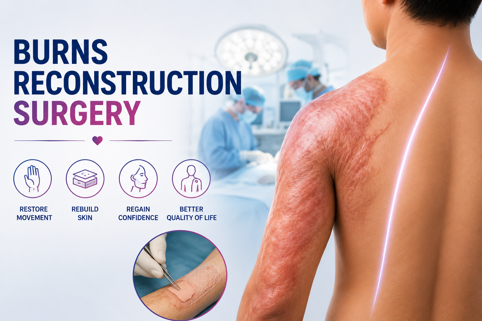 Burns Reconstruction Surgery in Surat