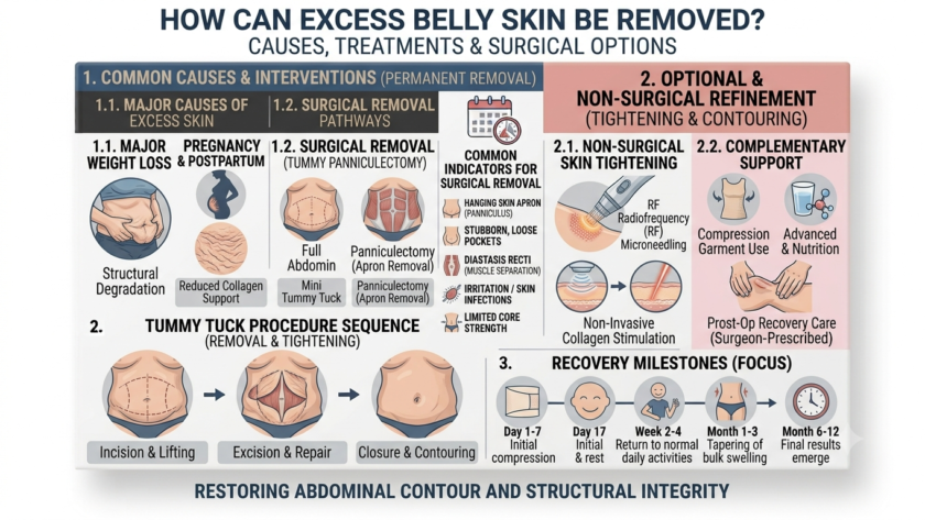 Excess Belly Skin Removal