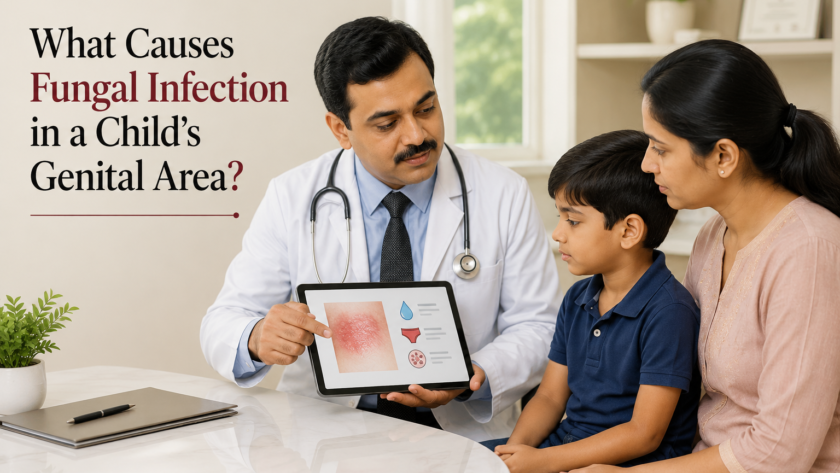 child genital fungal infection