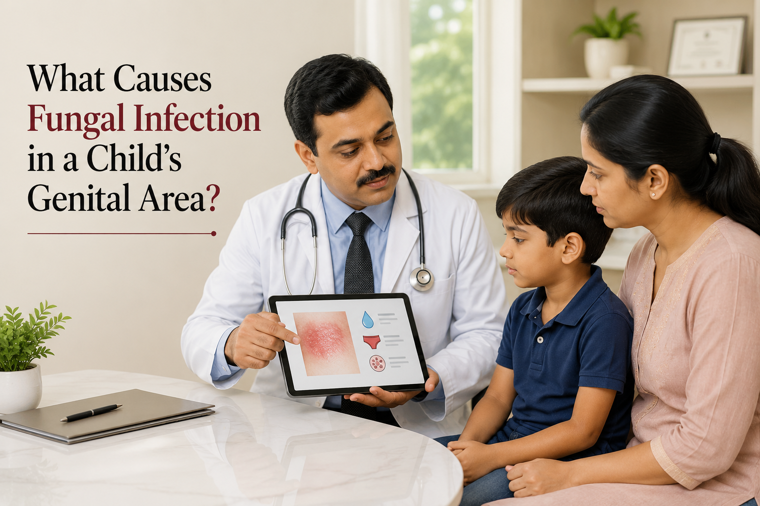 child genital fungal infection