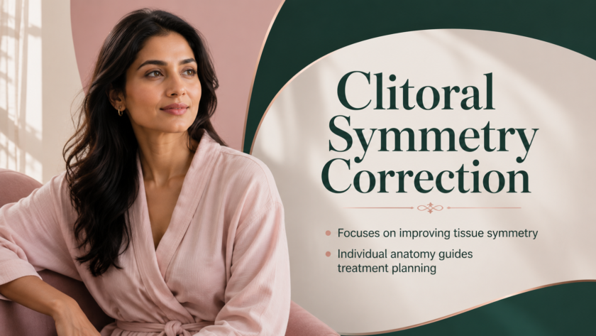 clitoral symmetry correction