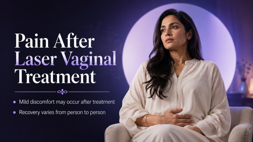 pain after laser vaginal treatment