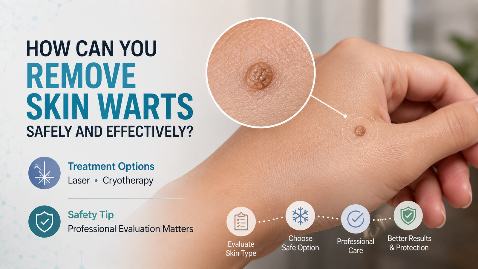 How Can You Remove Skin Warts Safely? | Elegance Clinic