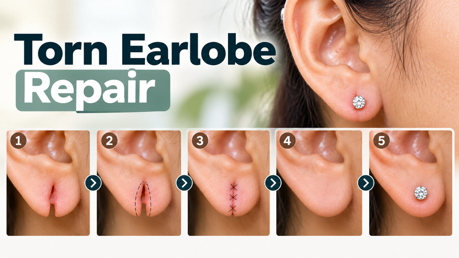 Torn Earlobe Repair in Surat