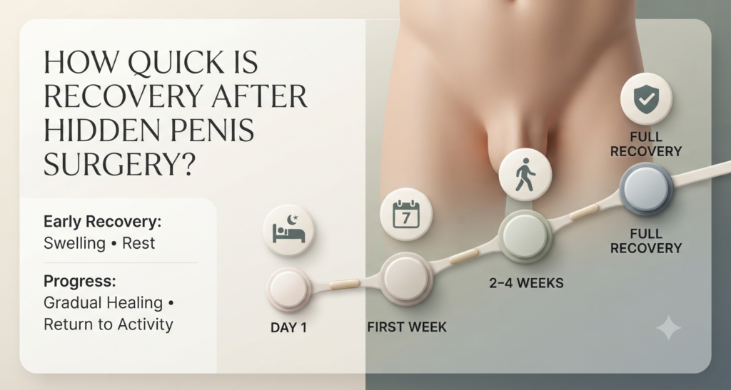 quick recovery hidden penis surgery
