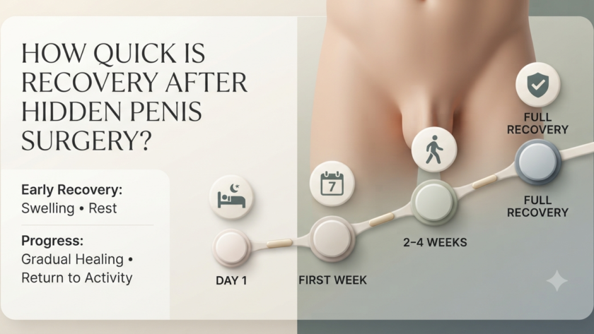 quick recovery hidden penis surgery