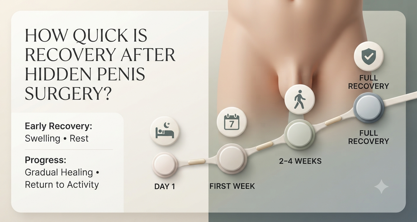 quick recovery hidden penis surgery