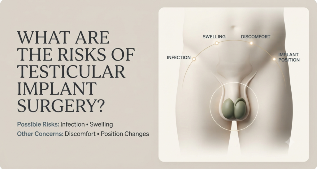 risks of testicular implant surgery