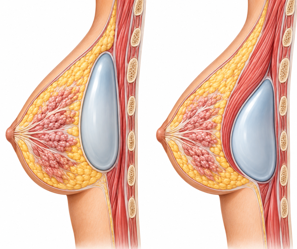 breast implant placement