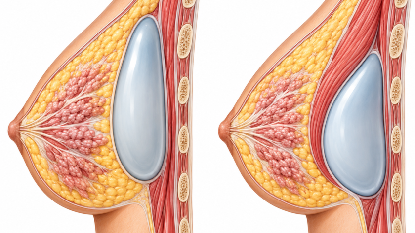 breast implant placement