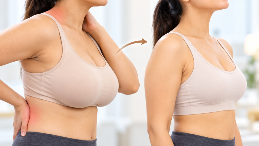 breast reduction candidate