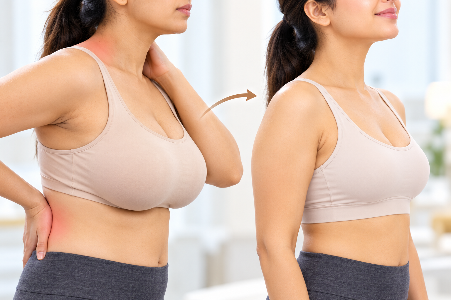 breast reduction candidate