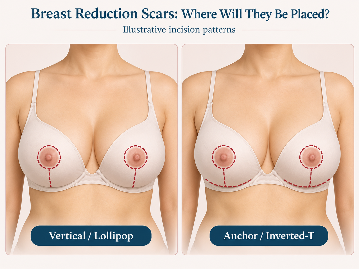 breast reduction scars