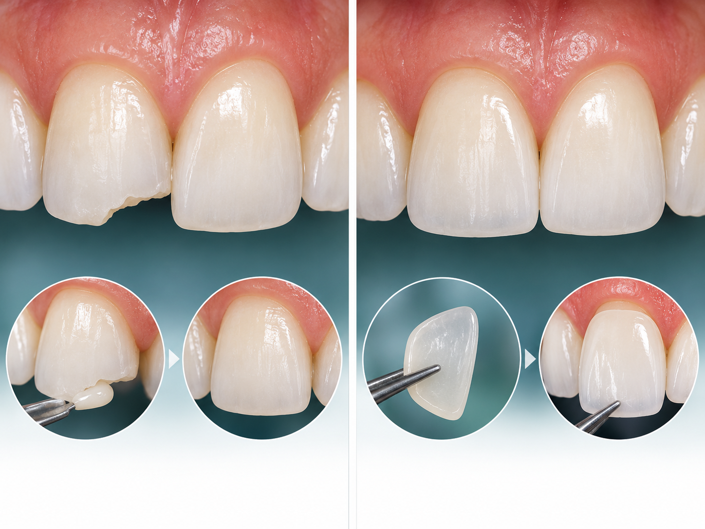 dental bonding vs veneers