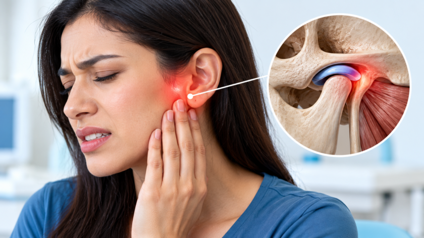 jaw clicking and pain