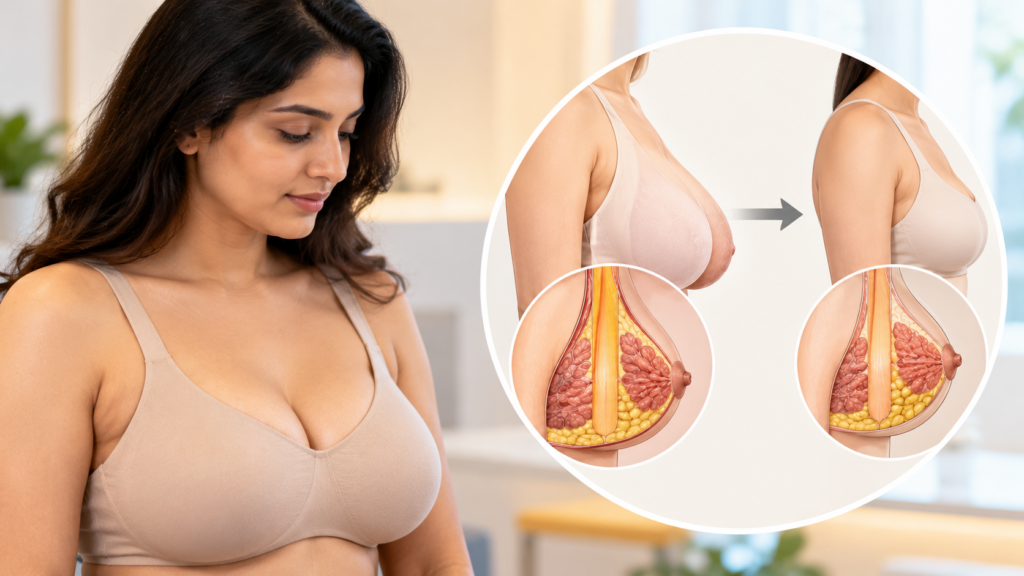 pedicle technique breast reduction