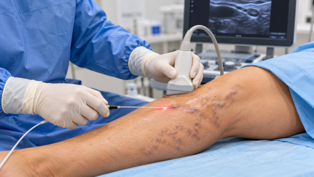 varicose veins laser vs radiofrequency